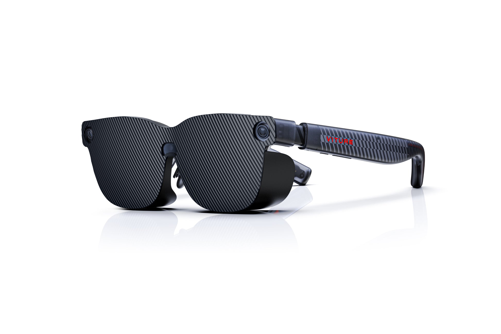 VITURE Luma Ultra AR glasses with Luma Ultra Lens Shade Attached