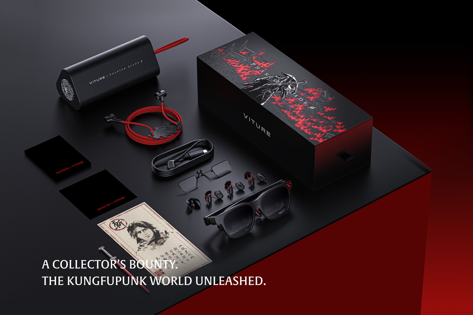 VITURE x Phantom Blade Zero Phantom Beast XR Glasses: what's in the box