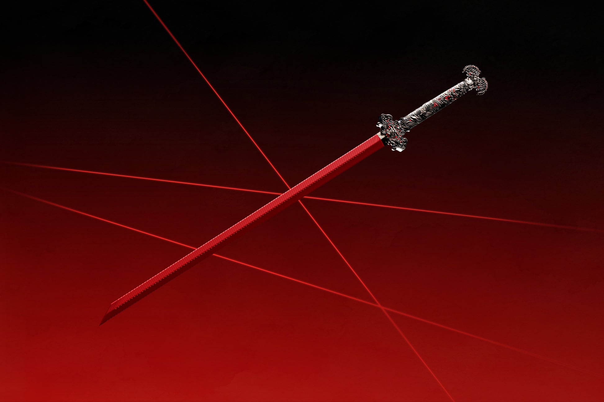 VITURE x Phantom Blade Zero Phantom Beast XR Glasses: “Mó Sanguine" Metal Blade Replica
