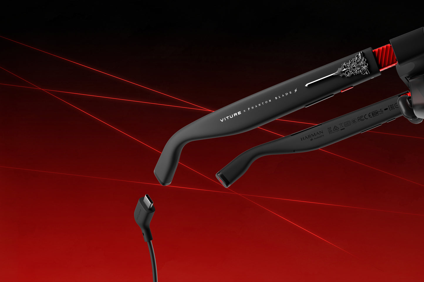 VITURE x Phantom Blade Zero Phantom Beast XR Glasses: Connecting via USB-C